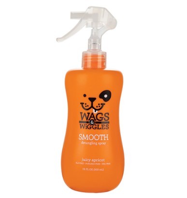 WAGS & WIGGLES SMOOTH DETANGLING SPRAY 355ML JUICY APRICOT