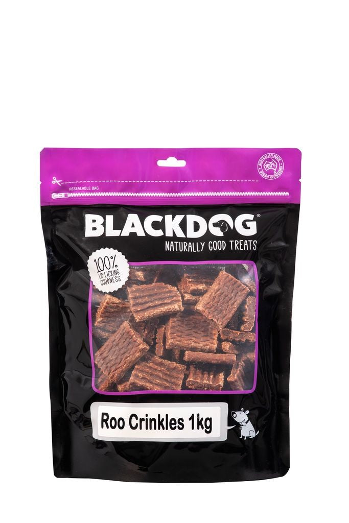 BLACKDOG ROO CRINKLES 1KG Campbelltown Pet & Aquarium Centre Pty Ltd