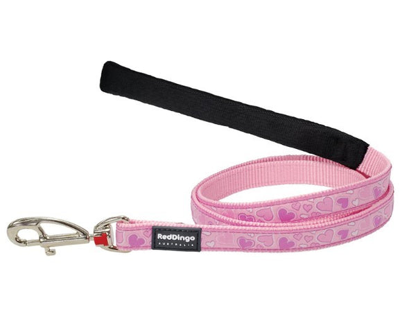RED DINGO LEAD BREEZY LOVE PINK 25MM 1.2M
