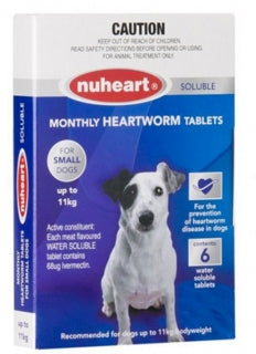 NUHEART HEARTWORM UP TO 11KG