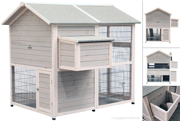 PET ONE CHICKEN HOUSE TIMBER