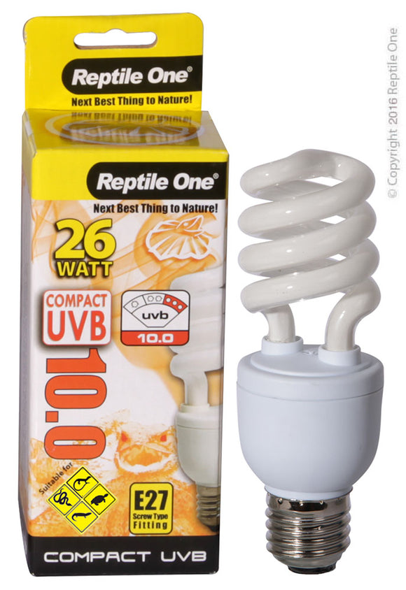 REPTILE ONE COMPACT UVB BULB 26W UVB 10.0