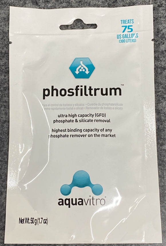 AQUAVITRO PHOSFILTRUM 50G BAGGED