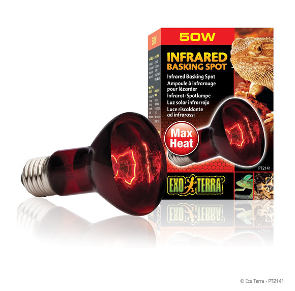 EXO TERRA HEAT GLO INFRARED HEAT LAMP 50W