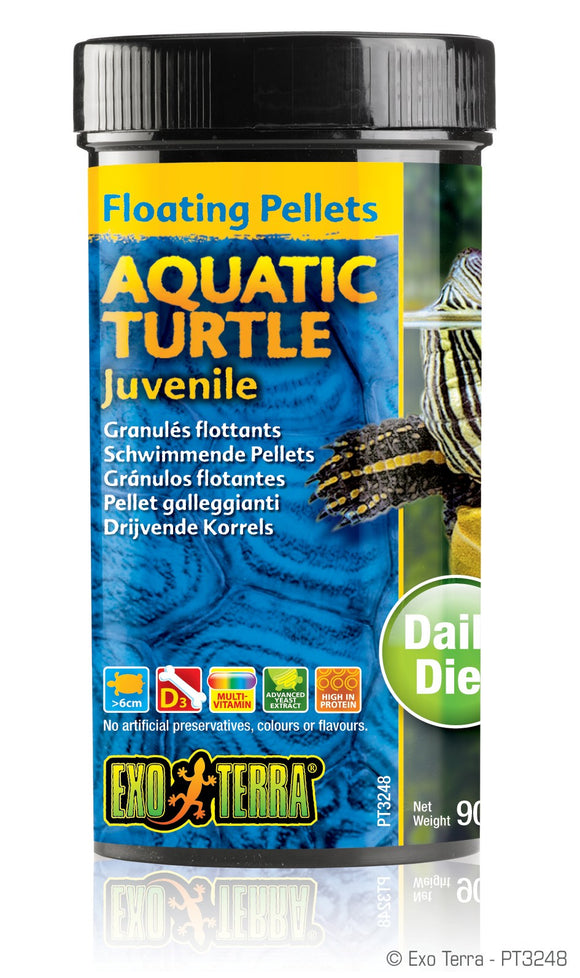EXO TERRA AQUATIC TURTLE FOOD JUVENILE 90GM