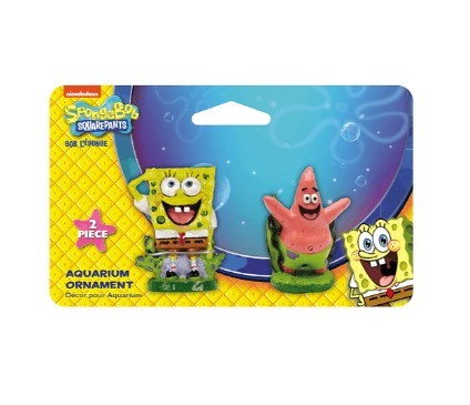 PENN PLAX SPONGEBOB AND PATRICK MINI ON CARD