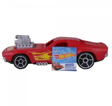 PENN PLAX HOT WHEELS RODGER DODGER RED AERATING ORNAMENT LARGE
