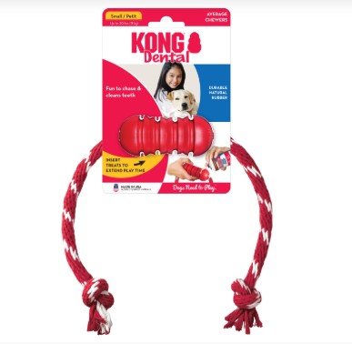 KONG DENTAL ROPE RED SMALL