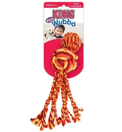 KONG WUBBA WEAVES WITH ROPE LARGE ASSORTED