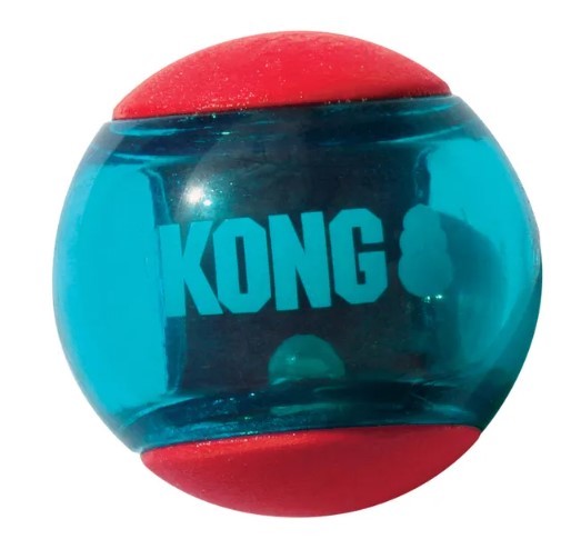 KONG SQUEEZZ ACTION RED MEDIUM 3 PACK