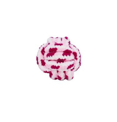 KONG PUPPY ROPE BALL SMALL ASSORTED