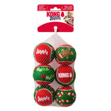 KONG HOLIDAY SQUEAK SMALL 6 PACK