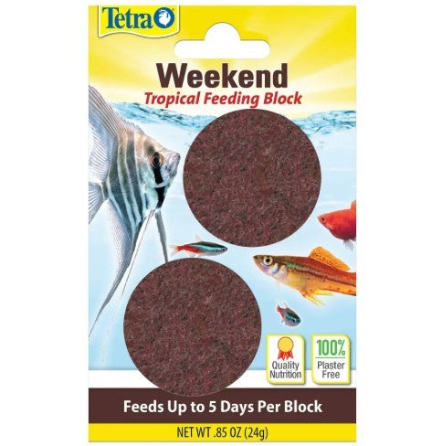 TETRA WEEKEND TROPICAL FEEDING BLOCK 5 DAYS 2 PACK