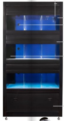 RETAIL ONE 4 LEVEL FISH RACK WITH SUMP 465L TOTAL