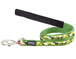 RED DINGO LEAD CAMOUFLAGE GREEN 15MM 1.2M