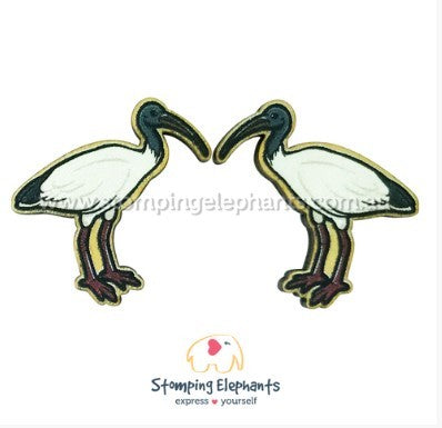 STOMPING ELEPHANTS IBIS EARRINGS (XXX-LARGE STUD)