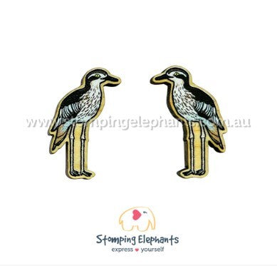 STOMPING ELEPHANTS CURLEW EARRINGS (XXXL STUD)