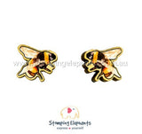 STOMPING ELEPHANTS BUMBLE BEE EARRINGS (LARGE STUD)