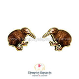 STOMPING KIWI EARRINGS (XL STUD)