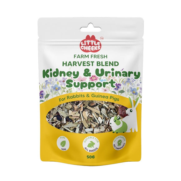 LITTLE CHEEKS FARM FRESH HARVEST BLEND KIDNEY AND URINARY SUPPORT 50G