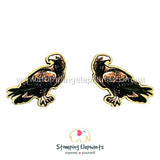STOMPING ELEPHANTS AUSTRALIAN WEDGE TAIL EAGLE EARRINGS