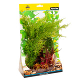 AQUA ONE ECOSCPAE CHRISTMAS MOSS GREEN/HYGRO RED WIDE LARGE 12"