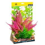 AQUA ONE ECOSCAPE LIQORICE FERN PINK/HOTTONIA GREEN WIDE LARGE 12"