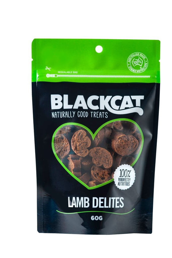 BLACK CAT LAMB DELITES 60G