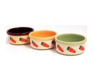 ROSEWOOD CERAMIC CARROT BOWL ASSORTED