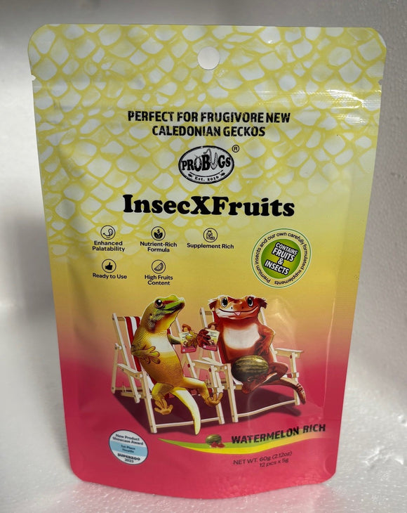 PROBUGS INSECT X FRUITS PUREE WATERMELON 5G 12 PIECE 60G TOTAL