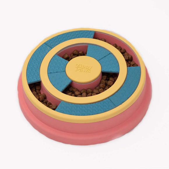 ZIPPYPAWS SMARTYPAWS PUZZLER FEEDER BOWL WAGGING WHEEL