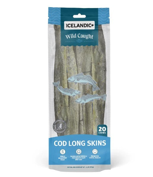 ICELANDIC COD LONG SKIN STRIP 20 PIECE