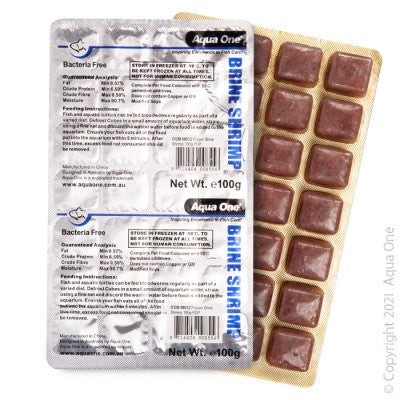 AQUA ONE BRINE SHRIMP FROZEN 100G