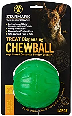 TREAT DISPENSING CHEW BALL LARGE