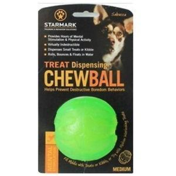 TREAT DISPENSING CHEW BALL MEDIUM