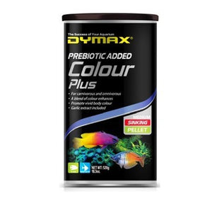 DYMAX COLOUR PLUS 160G SMALL SINKING PELLET 1.6MM