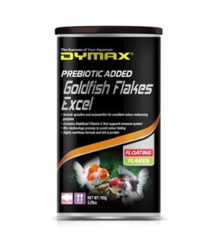 DYMAX GOLDFISH FLAKES EXCEL 20G FLOATING FLAKES