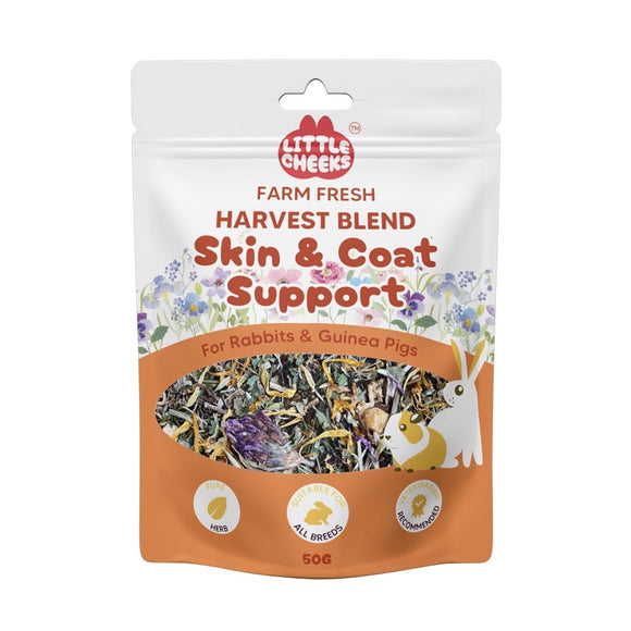 LITTLE CHEEKS FARM FRESH HARVEST BLEND SKIN AND COAT SUPPORT 50G