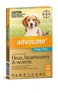 ADVOCATE DOG 4-10KG BLUE 3PK