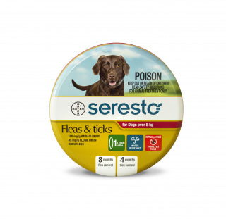 SERESTO DOG COLLAR OVER 8KG