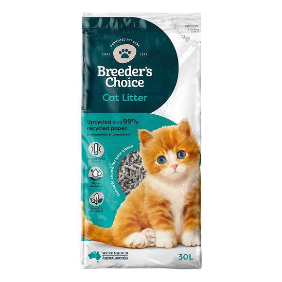 BREEDERS CHOICE CAT LITTER 30L