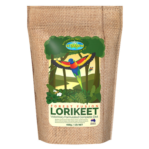 VETAFARM FOREST FUSION LORIKEET DIET 450G