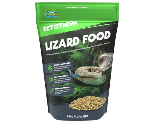VETAFARM ECTOTHERM LIZARD FOOD 350G