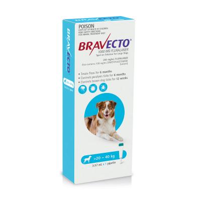 BRAVECTO DOG SPOT ON 20-40KG 1PK