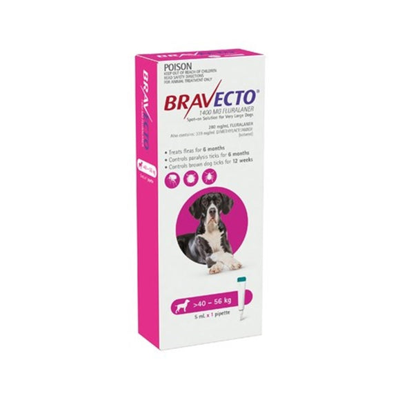 BRAVECTO DOG SPOT ON 40-56KG 1PK