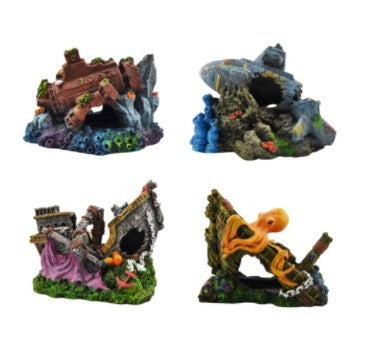 AQUAMATE ORNAMENT MEDIUM SUNKEN ASSORTED