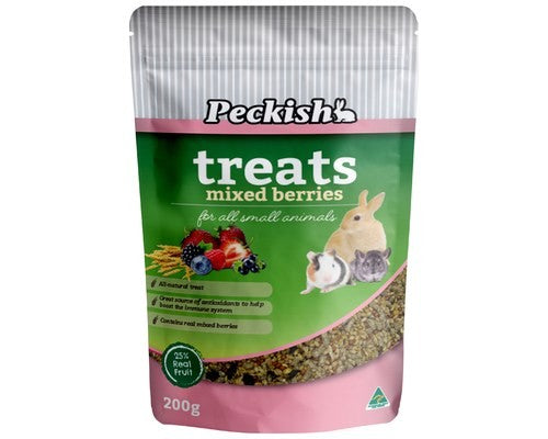 PECKISH TREATS - MIXED BERRIES 200G