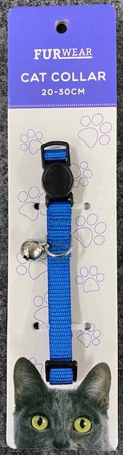 FURWEAR BASIC CAT COLLAR 20-30CM BLUE