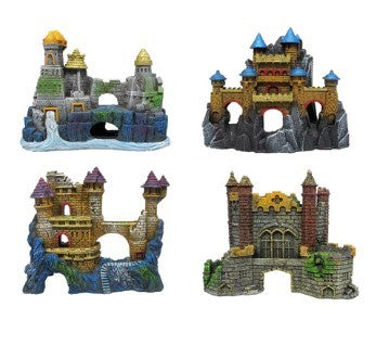 AQUAMATE ORNAMENT CASTLES ASSORTED