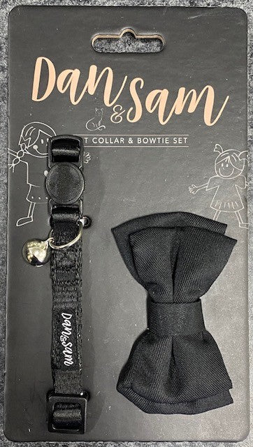 DAN & SAM FEELING FANCY CAT COLLAR AND BOWTIE